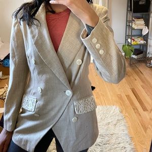 Vintage Wool Pastille Blazer